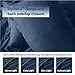 Nestl Navy Blue Duvet Cover Queen Size - Soft Double Brushed Queen Duvet Cover Set, 3 Piece, with Button Closure, 1 Duvet Cover 90x90 inches and 2 Pillow Shams