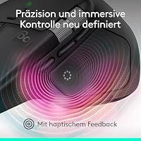 Logitech MX Master 4 for Mac, ergonomische Bluetooth-Maus mit fortschrittlichem haptischem Feedback, ultraschnellem Scrollen, Aufladung+MX Keys S for Mac, kabellose Tastatur,QWERTZ DE - Space-Schwarz – Ansicht 2