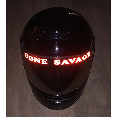 Image of customTAYLOR33 Custom Text High Intensity Grade Reflective Decals for Helmet Visors (Many Color Options, Sold as Pair)