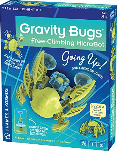 Thames & Kosmos Gravity Bugs Free-Climbing MicroBot | Build a
