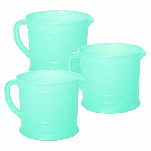 Varun Mug Set, Heavy Quality, Set of 3 Mug 1000 ml, Green Color
