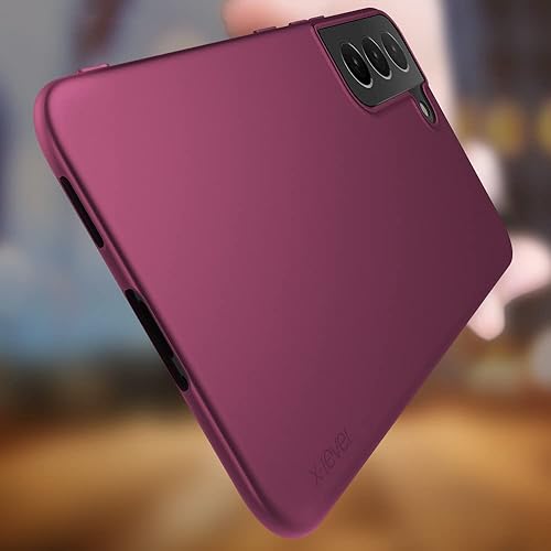 Miniatura 3 de X-level Para Samsung Galaxy S22 Funda Super Delgada Slim Fit Soft TPU Serie Guardian S22 Teléfono Cubierta Trasera Luz Protectora Mate Acabado