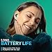 JLab Go Pop ANC True Wireless Earbuds & Charging Case, Transparent Teal, Active Noise Cancelling, 10mm Drivers, Dual Connect, Customize Your Sound with App, Be Aware Mode, Google Fast Pair