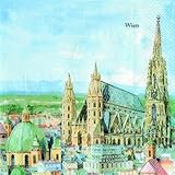  IHR - Servietten - Wien - Österreich / Stadt