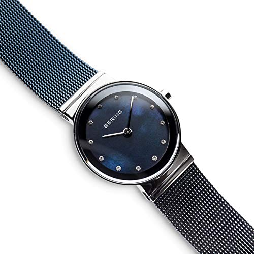 Image of Bering Women's Quartz Movement Watch - Classic Collection with Stainless Steel and Sapphire Glass 10126-XXX