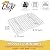P&P CHEF Mini Grid Baking Racks Pack of 2, Stainless Steel Cooking Rack for Roasting Drying Grilling, 8.75'' x 6.25'' x 0.75'', Oven & Dishwasher Safe, Heavy Duty & Non Toxic