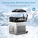 30L 8 Gal Commercial Margarita & Slushy Machine,1100W 110V Frozen Drink Maker Smoothie Machine for Bar,Electric Large Slushie Machine with Self-cleaning Mode,For Alcohol Beverage Cocktail Juice