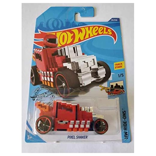 Hot Wheels 2020 Hw Ride-Ons Pixel Shaker, 24/250 Red