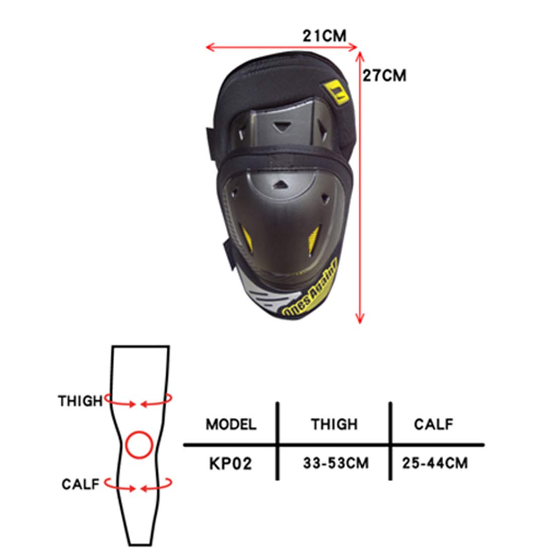 AKT Ginocchiere per Moto Equipaggiamento Protettivo per Ciclismo Antivento E Anticaduta Protezione della Protezione del Ginocchio per All'Aperto Motocross Sciare da Corsa