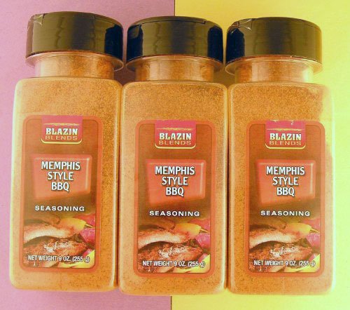 Blazin Blends Memphix Style BBQ Seasoning-THREE BOTTLES