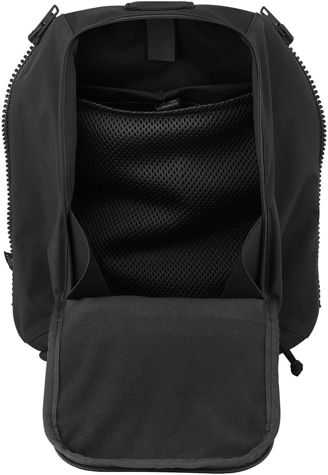 KRYDEX Tactical Zip-on Back Panel for Scarab Vest MOLLE Helmet Backpack with Hydration Bladder Holder (BK)
