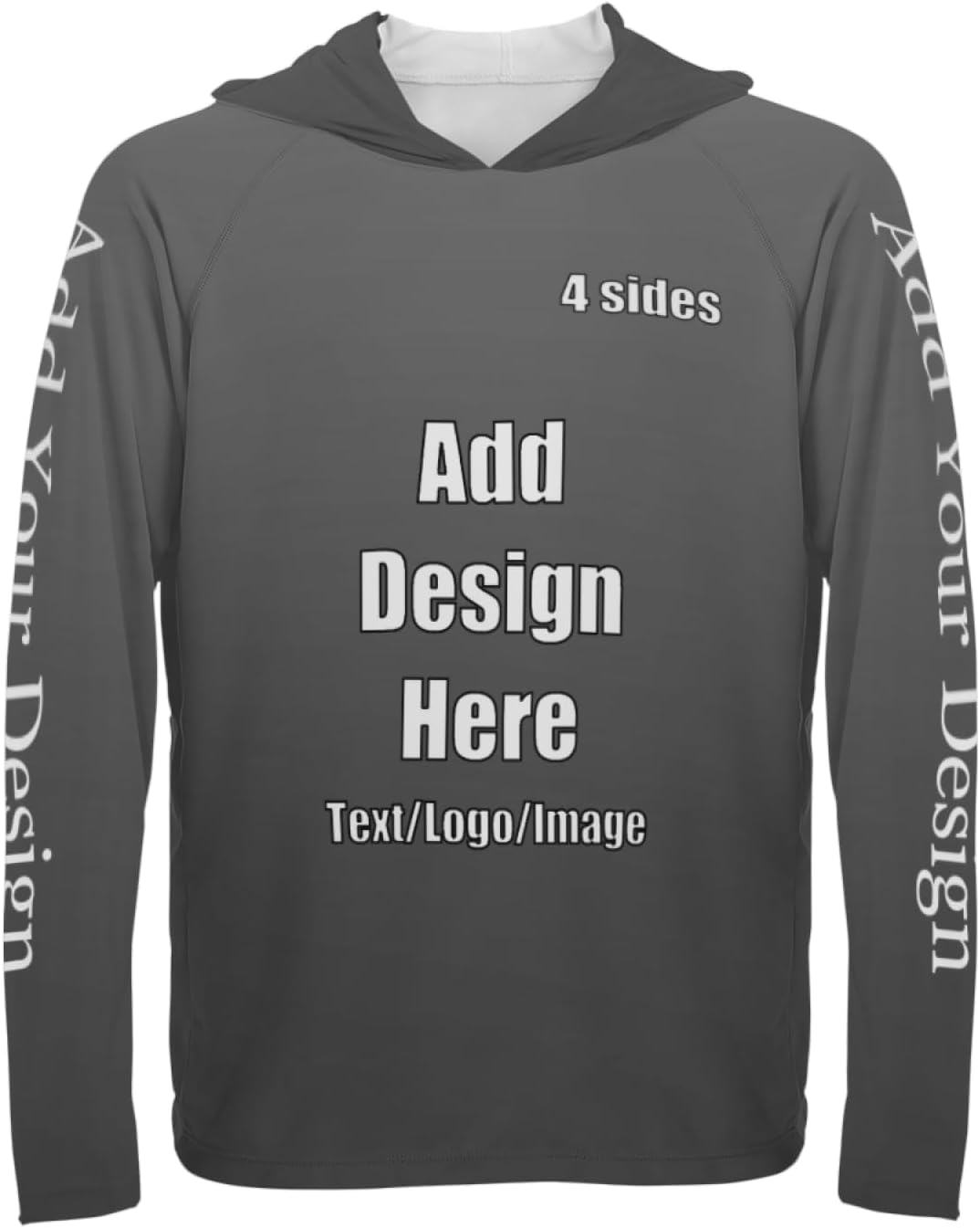 Custom Sun Protection Hoodie Shirt for Men Women, Personalized UPF 50+ UV Shirts, Quick-Dry Hiking Fishing Swimming Jacket - Image 3