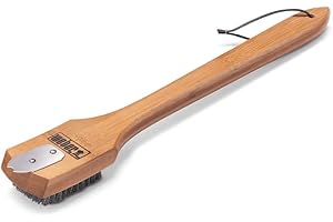 Weber 6464 18" Natural Bamboo Grill Brush