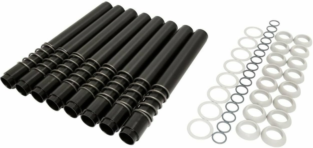 Leak Resistant Pushrod Tubes, Black by JayCee