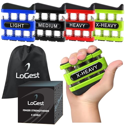 Finger Strengthener - Finger Exerciser for Forearm and Hand Strengthener - Hand Grip Workout...
