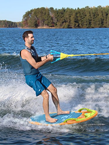 ZUP YouGo Board, All-in-One Kneeboard, Wakeboard, Wakeskate, and Wakesurf Board for All Ages, Orange