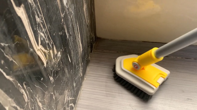 Setole Dure con Manico Lungo per Cucina, Bagno e Piastrelle