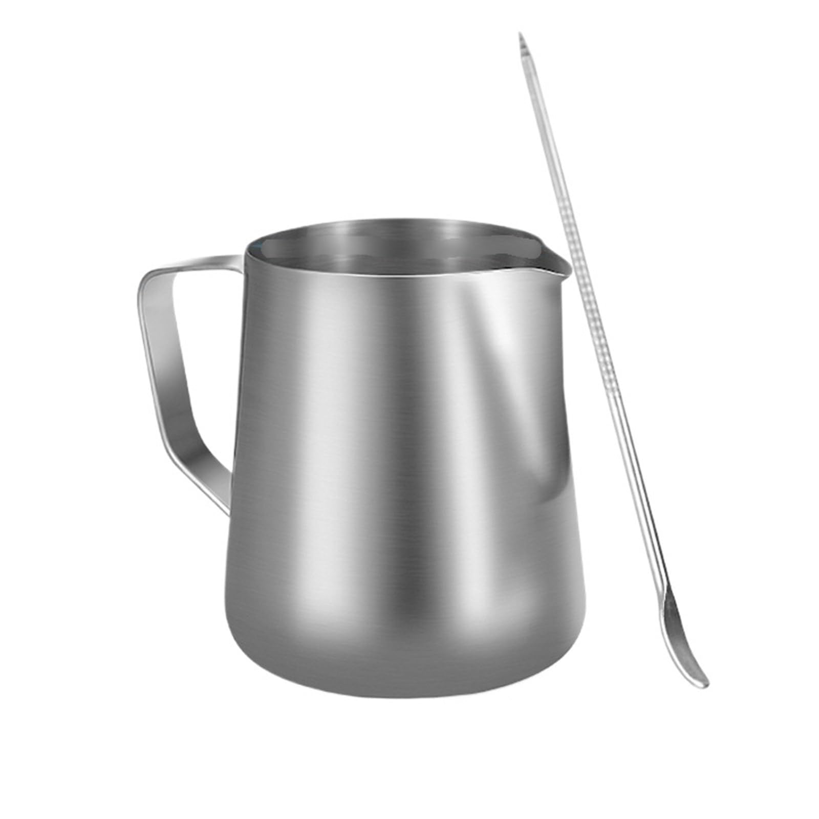 Jarra que hace espuma del jarro 100ml 350ml 600ml de Frother de leche del acero inoxidable(600ML With Scale)