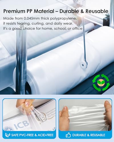 image for KTRIO Sheet Protectors 8.5 x 11 in Clear Page Protectors for 3 Ring Bi