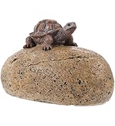 UKCOCO storage box diversion hidden safe Stone preservation box decor spare Model key chain prote...