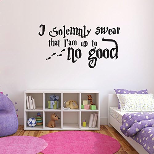 Harry Potter Wall Sticker I Solemnly Swear quote Amazon.co.uk DIY