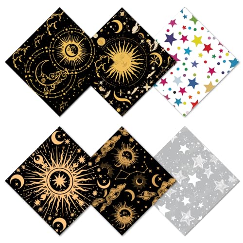 CREATCABIN 6 Paquete de Paño de Limpieza de Gafas, Paño de Microfibra Suave Multicolor, Toallitas Gruesas Reutilizables para Gafas, Cámara, Teléfono Celular, Pantallas, Gafas de 6.1x6.1 Pulgadas