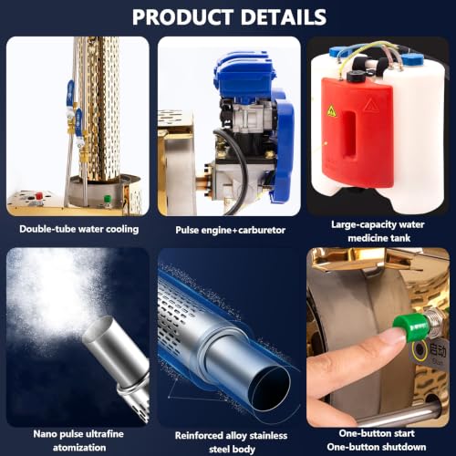 GerCxxly Brumisateur ULV Professionnel de 15 L, thermonébulisateur 350 – vue 6