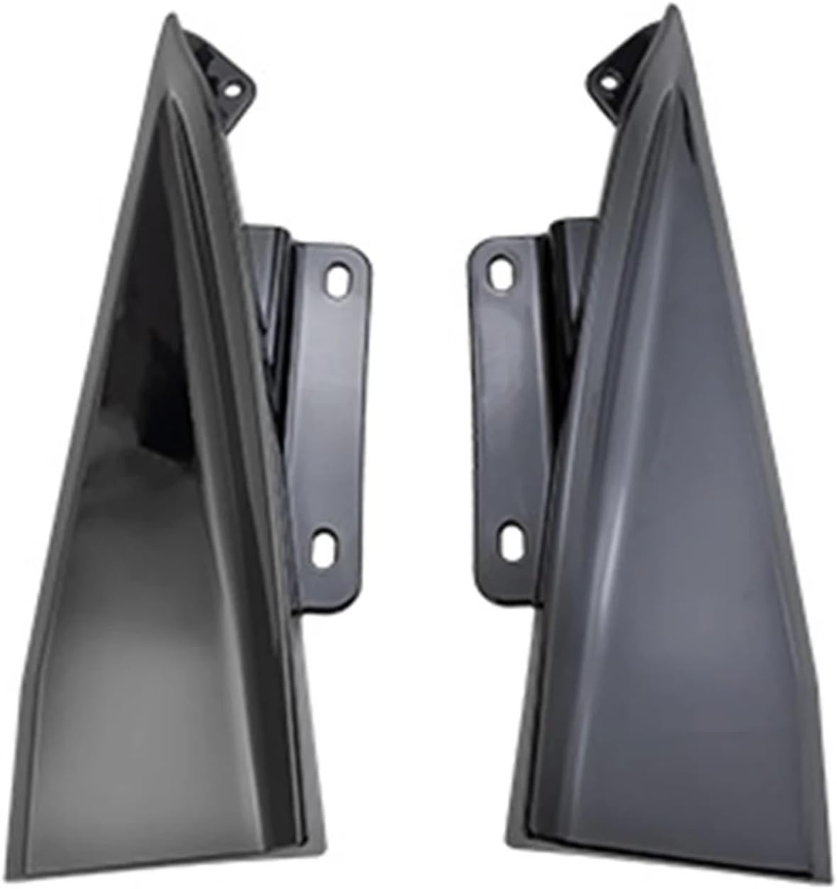 Replacement Rear Bumper Lower Side Corner Spoiler Guard Diffuser Splitter for Ford Mustang S650 GT Ecoboost 2024 2025 RTR Style(Matte Black)