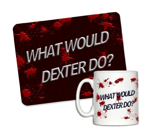 Preisvergleich Produktbild What Would Dexter Do Mousepad und Tasse Geschenkset