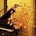 Twinkle Star Lighted Maple Tree, 6 Feet 120 LED Artificial Tree with Lights for Thanksgiving Harvest Fall Festival Home Party Decoration