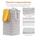 Lifewit Cesto para Ropa Sucia 72L con Capacidad Extra Grande Revestimiento de...