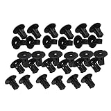 Farbe: Schwarz Almencla 60 Stücke Auto Innenkotflügel Halterungen Kunststoff Verschluss Kit, Fender Liner Verschluss Niet Schraube Tülle Für Toyota 90189 06013