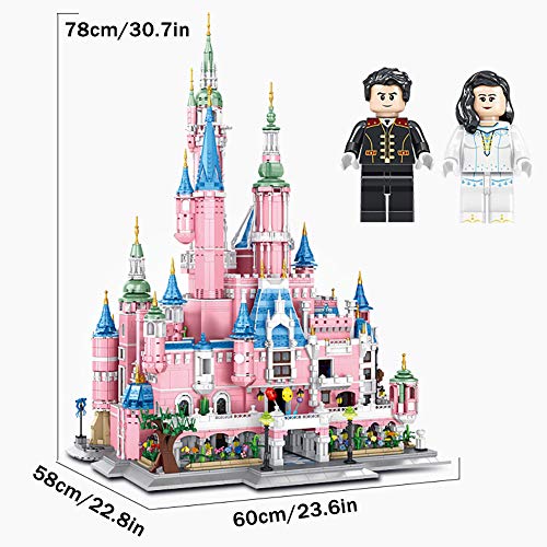 LYXCM Dream Castle Modellbausteine Set, 9963 STK. Bauhäuser Modellspielzeug Bricks Kit | 3D-Puzzlesets für Sammlerstücke… – Bild 8