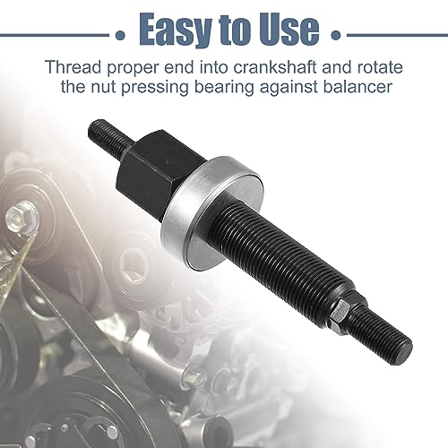 X AUTOHAUX 66515 Harmonic Balancer Installation Tool for Chevy Small Block & Big Block Crankshafts Harmonic Balancer Damper Installer Crank Installer by X AUTOHAUX - Used condition - Image 6