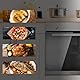 Cecotec Einbauofen Bolero Hexa C126000 Line+ A. 2800 W, Fassungsvermögen 77 Liter, 4 Funktionen, geringer Verbrauch, Dampfreinigung, Dampfgaren, Dreifachglas-Tür