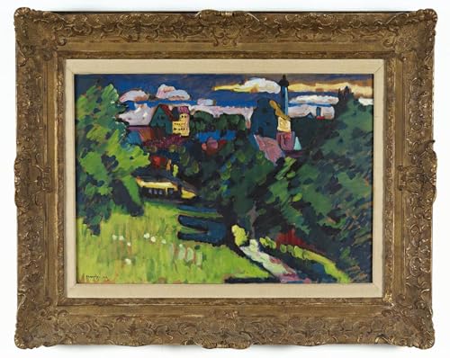 Toile Kandinsky Murnau 60x90 anti-reflet pour décorer mur vide
