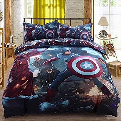 boys superhero bedding