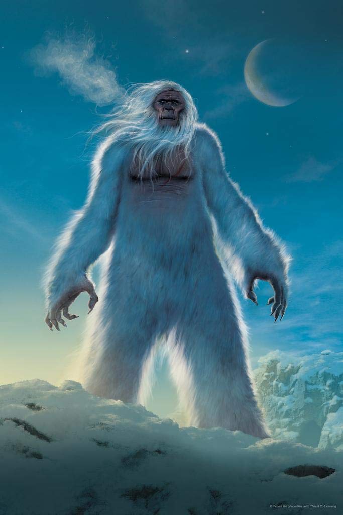 Amazon.com: Yeti Outside Winter Snow by Vincent Hie Fantasy Cool 