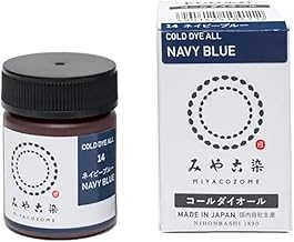 Katsuraya Fine Goods Miyacozome ECO Cold Dye, Color 14 Navy Blue, Low Temperature Dyeing