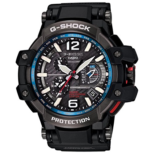 Casio G-Shock Gravity Master Hybrid GPS Black/Blue GPW-1000-1A