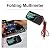 allsun Mini Auto Range Folding Digital Multimeter Automotive Tester AC DC Volt AMP Ohm LCD Travel Voltmeter Ammeter Continuity Tester Auto Power Off EM3082