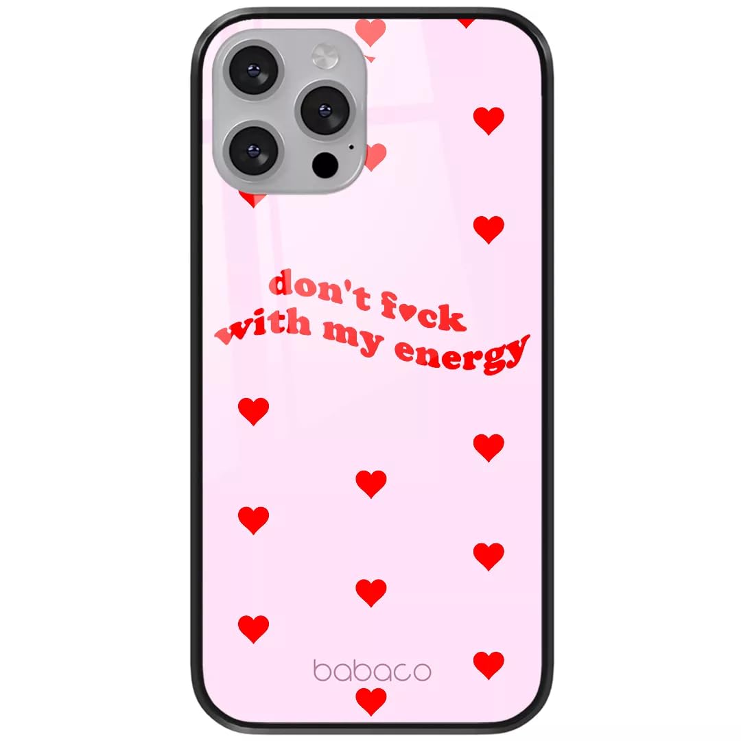Funda iPhone 13 Pro Max BABACO resistente en vidrio templado y diseño My Energy 003 2