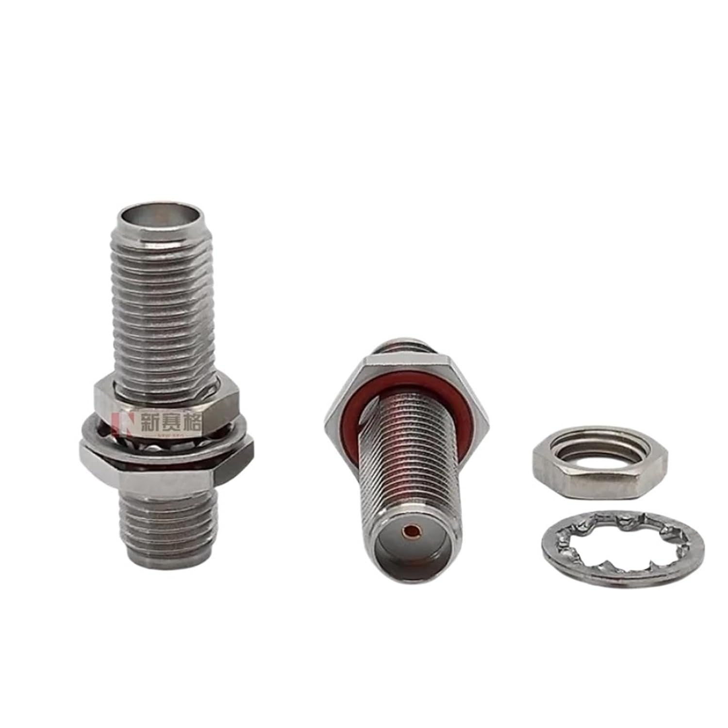 SMA-JJ/SMA-KK/high-Frequency 18G 26.5G 40G 50G SMA Male Female to Female Stainless Steel SMA Adapter(0-40G 2.92MM-JJ)