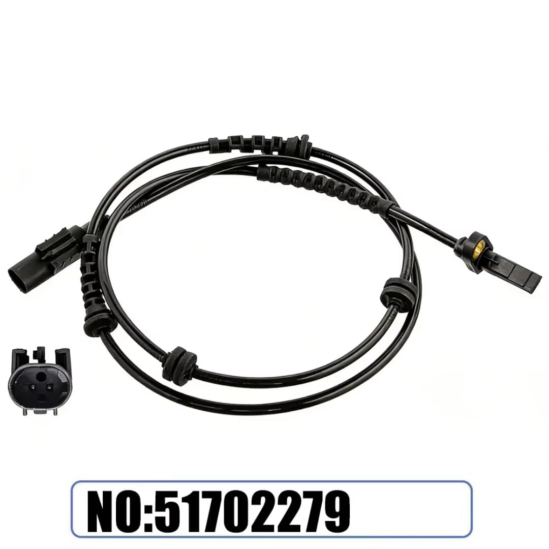 Sensor de Velocidad ABS para Fiat Idea 2004, 1 Sensor de Velocidad de Rueda ABS Trasero Izquierdo/Derecho 51702279