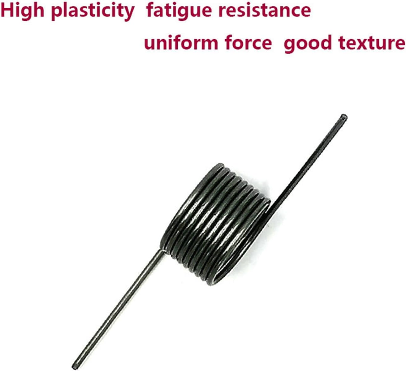 Petit ressort de torsion a inoxydable, V-Shaped Torsion Spring Pack Of 10 0.8mm OD 4-6.5mm Angles 60-180 Degrees(0.8x6.5mm 6 Laps (90°))