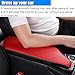 Kakash Custom Interior Accessories for Lexus UX 200 250h 2019 2020 2022 2023 Leather Center Console Cover Armrest Pad,Waterproof Anti-Scratch Protector Your Armrest(Red+Black)