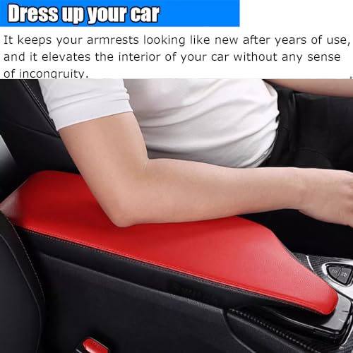 Kakash Custom Interior Accessories for Lexus UX 200 250h 2019 2020 2022 2023 Leather Center Console Cover Armrest Pad,Waterproof Anti-Scratch Protector Your Armrest(Gray Stitches) by Kakash - Used condition - Image 7
