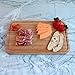 Bamboo Cutting Board with Juice Groove - Convenient Size 8”x13” | Extra Thick Board | Serving Tray | Food Plating - Kitchen Essentials for New Home