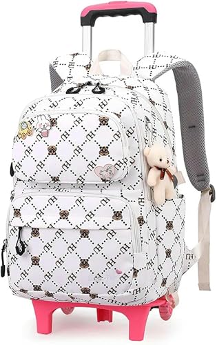 Nogkdyc Mochila con ruedas para niños, mochila con ruedas, mochila escolar con ruedas, mochila con ruedas, mochila con ruedas, mochila con ruedas, mochila con ruedas, 2 ruedas, cuadros blancos, A Nogkdyc Mochila con ruedas para niños, mochila con ruedas, mochila escolar con ruedas, mochila con ruedas, mochila con ruedas, mochila con ruedas, mochila con ruedas, 2 ruedas, cuadros blancos, A