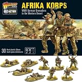 Warlord Games 402012030 África Cuerpo German Granadiers Western Desert 1:56 WWII Military Wargaming American Accesorios, Multicolor, Small